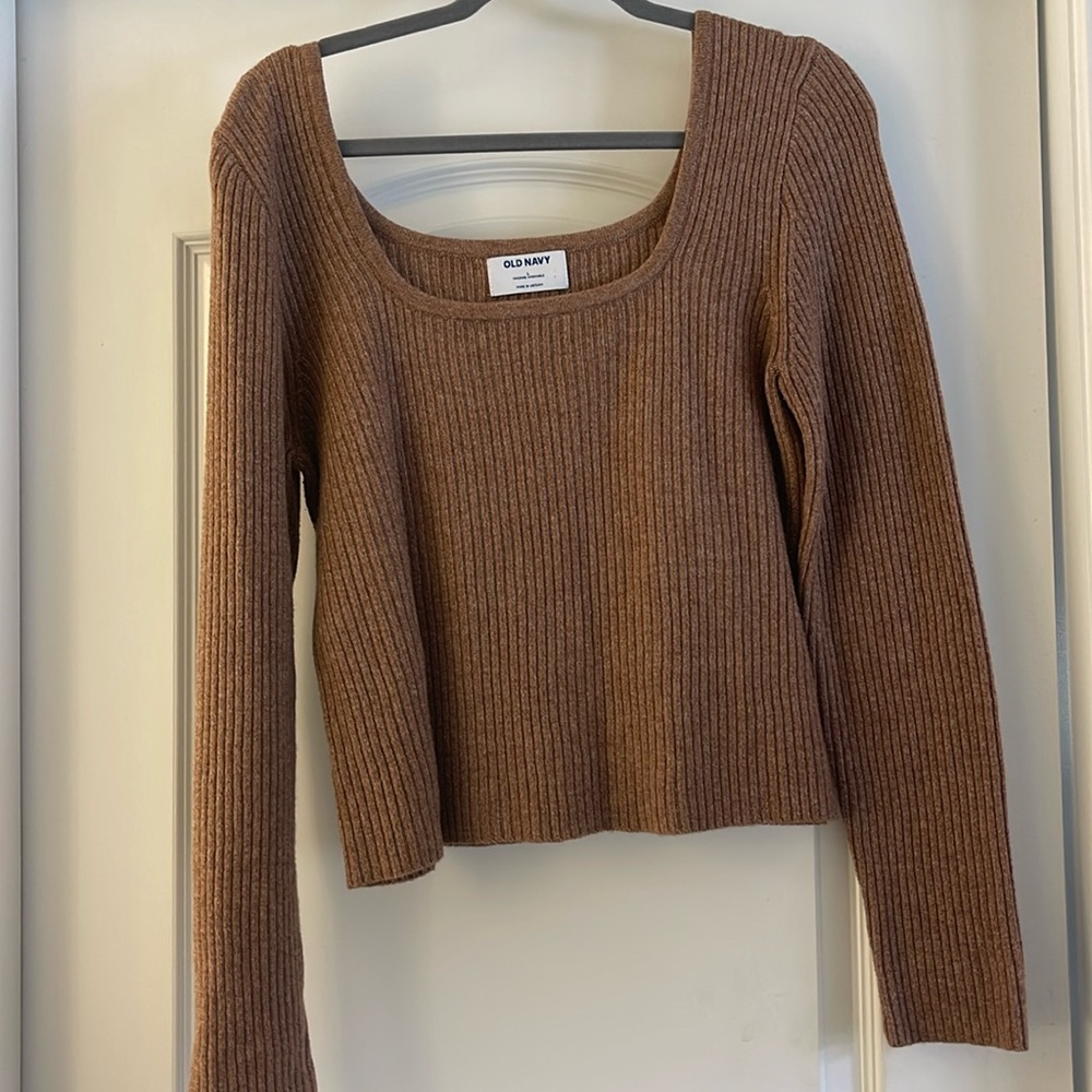Old Navy square neck sweater
